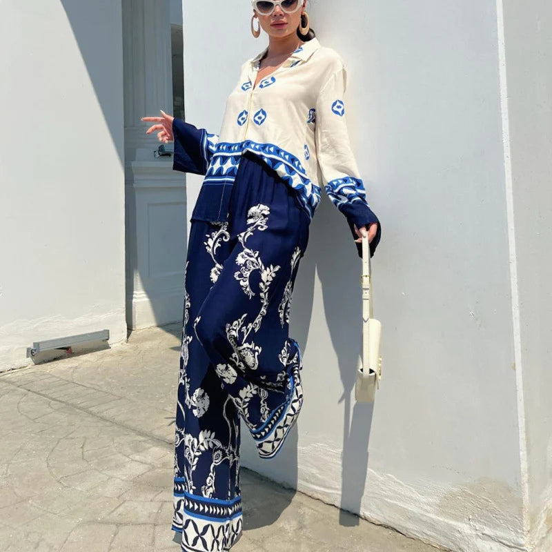Carol Printed Co-ord Set