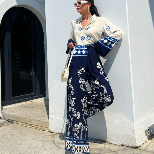 Carol Printed Co-ord Set