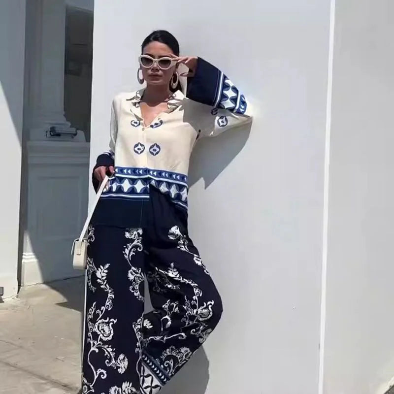 Carol Printed Co-ord Set