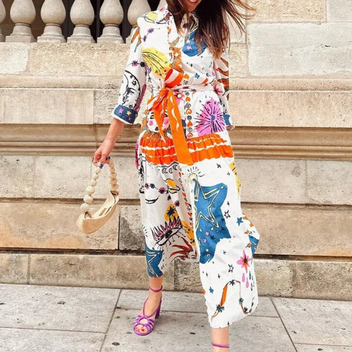 Abilene Printed Dress
