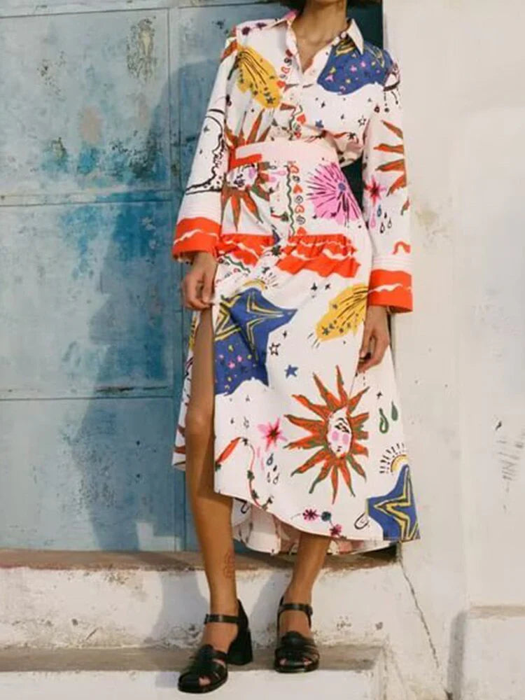 Abilene Printed Dress
