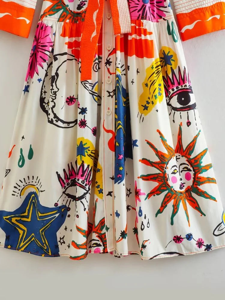 Abilene Printed Dress