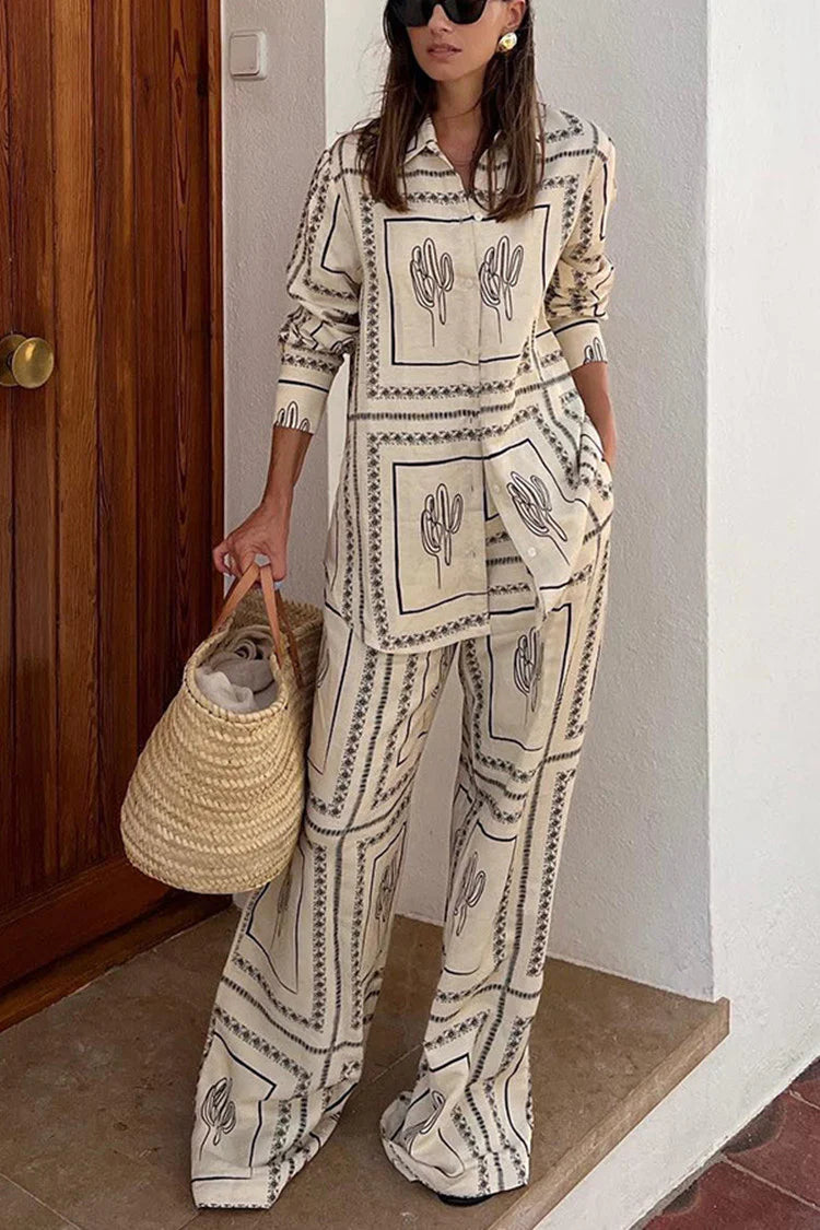 Acatzin Printed Co-ord Set