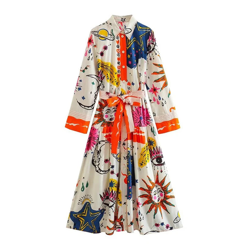 Abilene Printed Dress