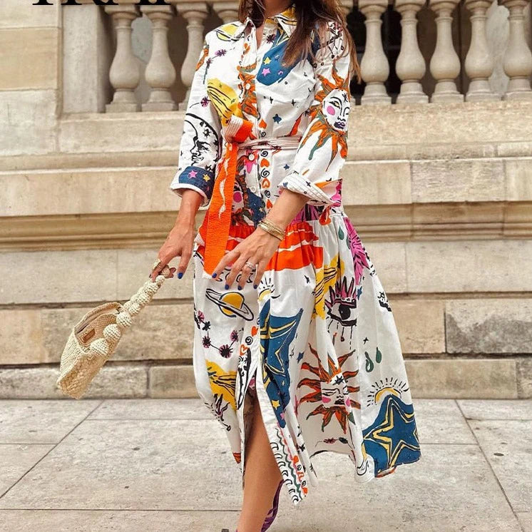 Abilene Printed Dress